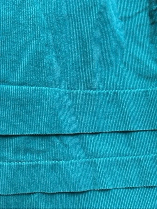 Vintage The Children’s Hour Turquoise Corduroy Long Sleeve Dress Size 6X - Picture 3 of 6